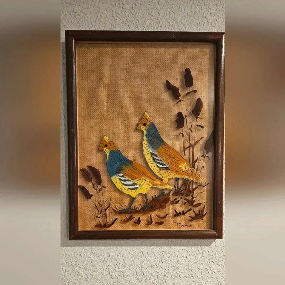 Vintage Pheasant Framed Wall Art - Picture 1 of 3